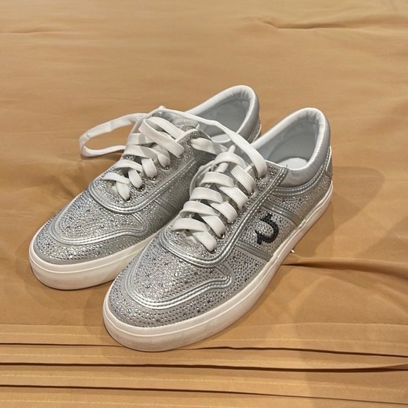 True Religion Shoes - True Religion The Esperanza Sneakers 
Allover rhinestones Nwobox size 8/1/2